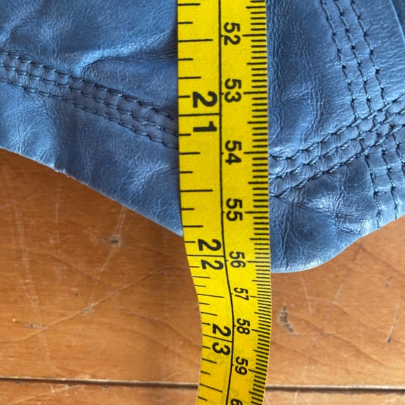 **UNIQUE** Danier Moto Jacket - Genuine Leather - Dusty Blue - Rare Lining -XXS - Picture 12 of 12